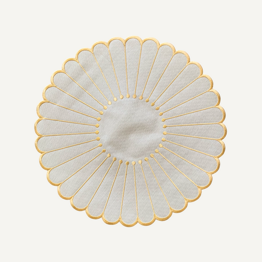 Jogo Americano Soleil Dupla Face – Elegância Mediterrânea para Sua Mesa